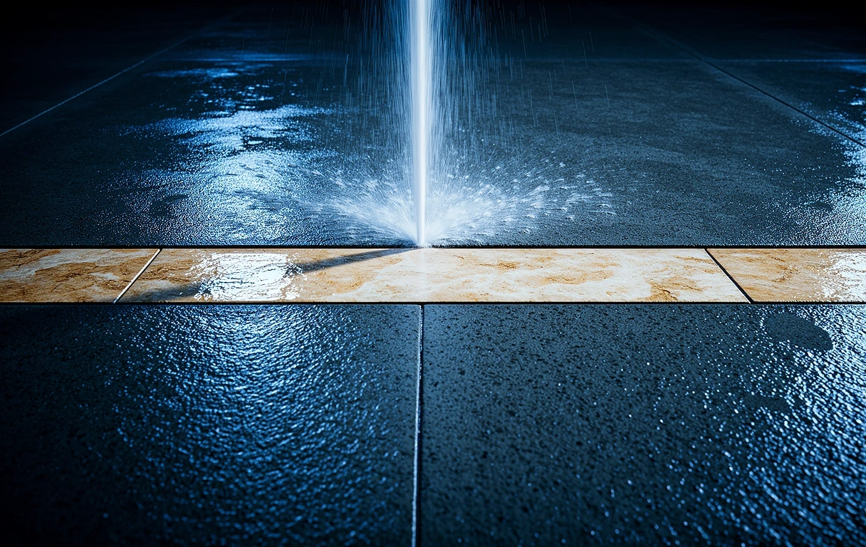 Clean vs Dirty surface contrast